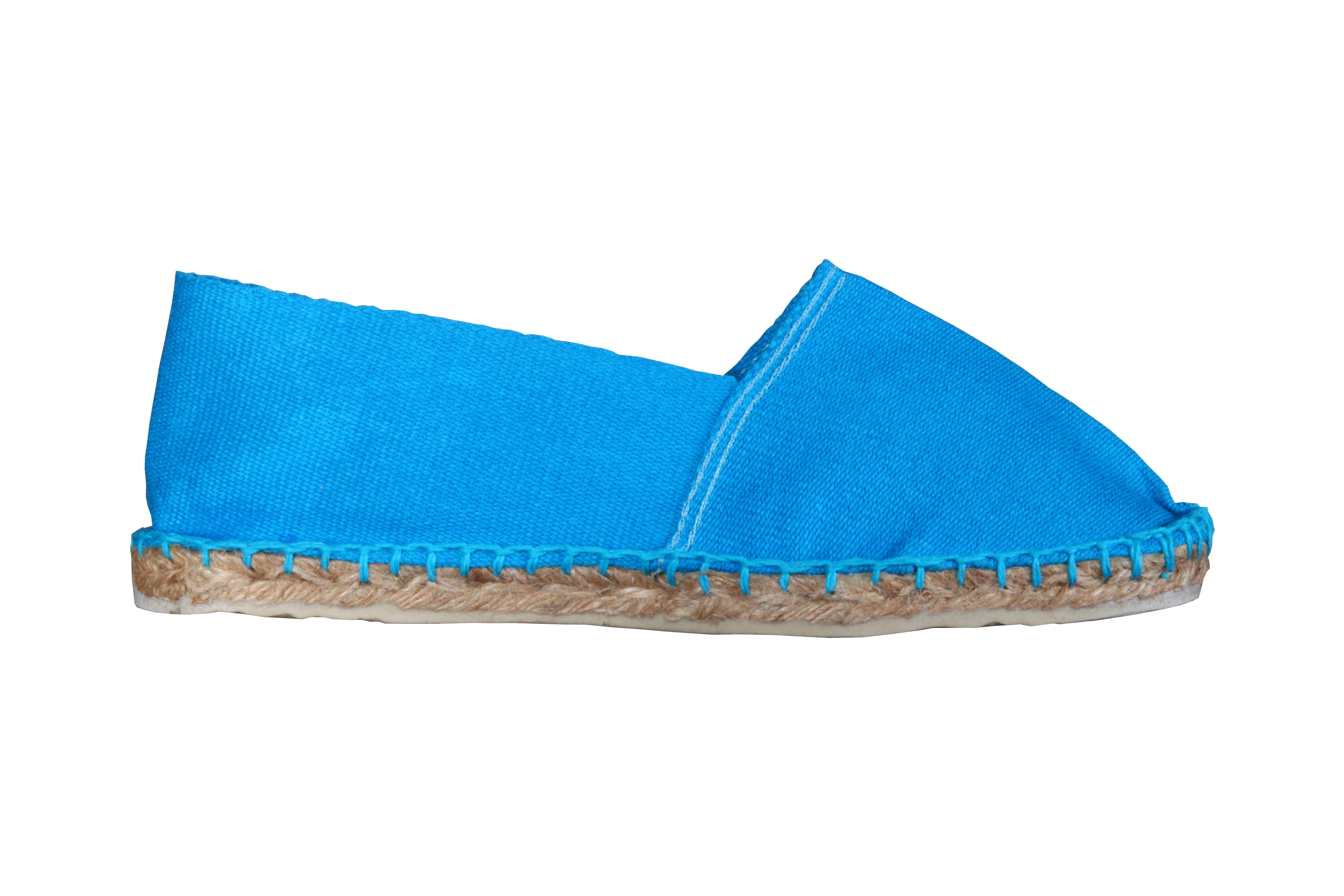 Espadrilles basques turquoise