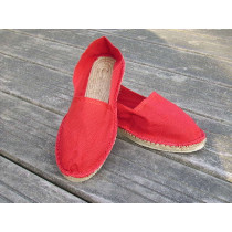 Espadrilles basques rouges taille 47