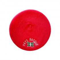 Béret rouge drapeau basque à 6.80 €