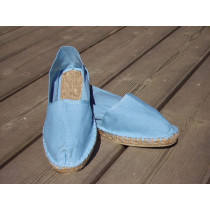 Espadrilles basques bleu ciel taille 47