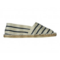 Espadrilles basques marine et blanche