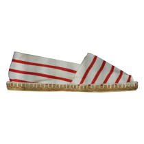 Espadrilles basques rouges et blanches taille 47