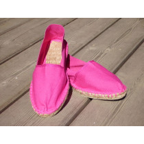 Espadrilles basques fuchsia taille 47