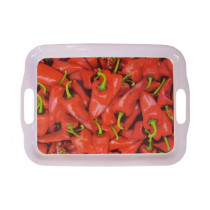 Plateau piments rouges