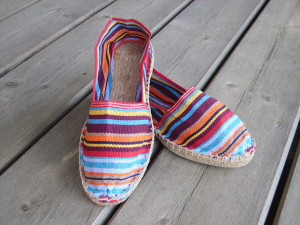 Espadrilles basques rayées Anglet taille 38
